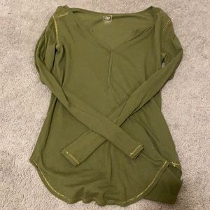 Army Green Long Sleeve Shirt